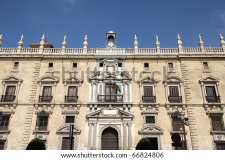 Granada in Andalusia region of Spain. Town hall.