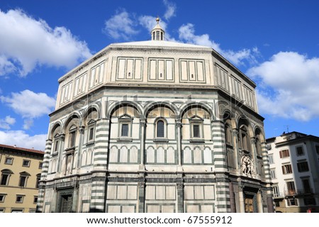 Baptistery In Florence