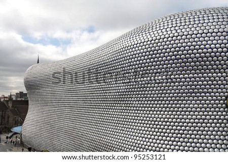 BIRMINGHAM, UK - MARCH 10: Bullring building on March 10, 2010 in Birmingham, UK. The building was opened in 2003 and is among most recognized contemporary buildings in the UK.