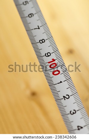 Do it yourself Tape measure with a pencil and brads