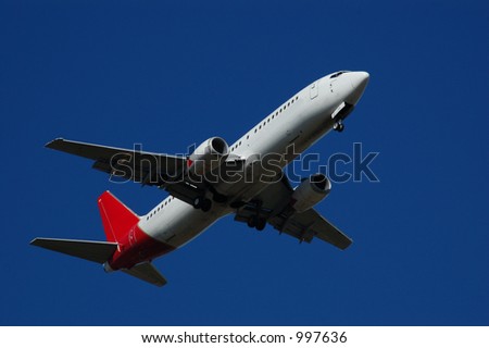 Commercial Airplane Landing