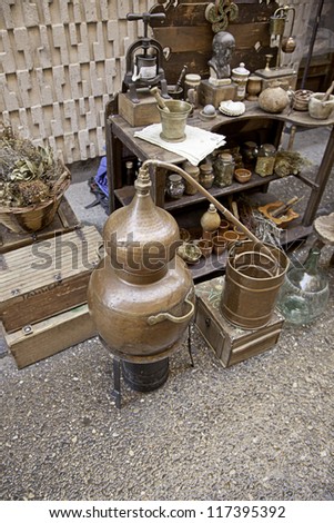 Tools of ancient medicine, ancient natural remedies, Alchemist