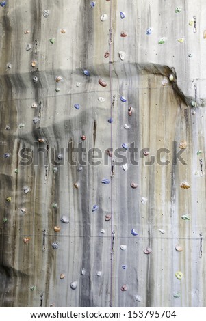 Indoor Climbing, detail of a wall climbing training, sport