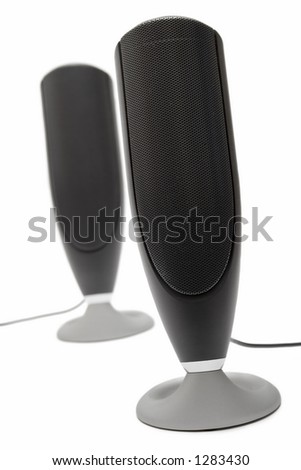 Black Desktop Speakers