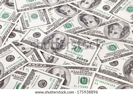 money background from dollars usa.  business concept