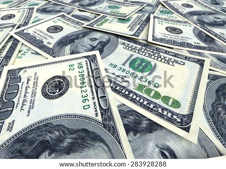 Money background from dollars usa. Business concept