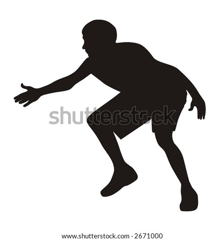 Basketball Player Shadow