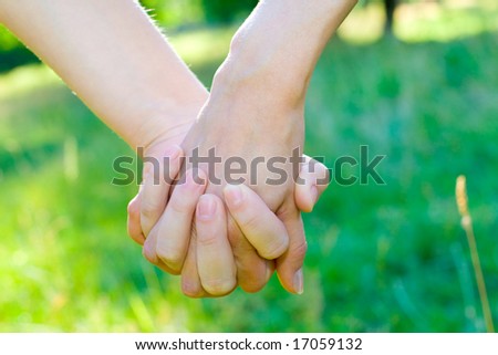 love and friendship concepts - two hands