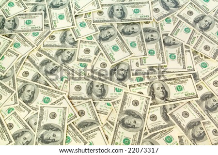 financial concept. money background from dollars usa