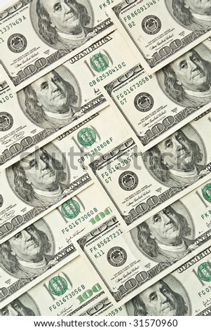 business concept. money background from dollars usa