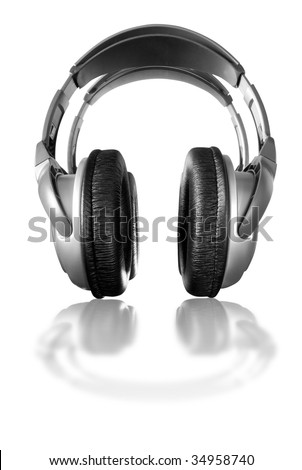 black and white music pics. stock photo : music object.