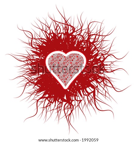 love heart drawings. hot Card Design Love Heart