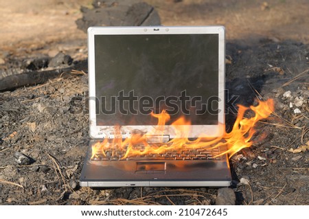 Extremely fast Laptop Computer, so fast it is on fire