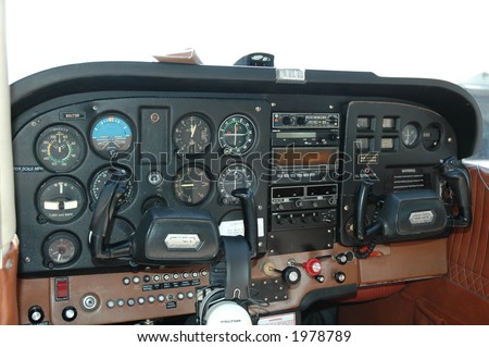 Cessna Aircraft on Cockpit Of A Cessna 170 Aircraft Stock Photo 1978789   Shutterstock