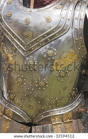 Closeup of some traditional elizabethan armor