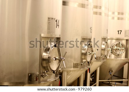 view of a small beer factory