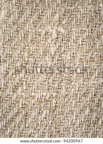 Details of hemp textile