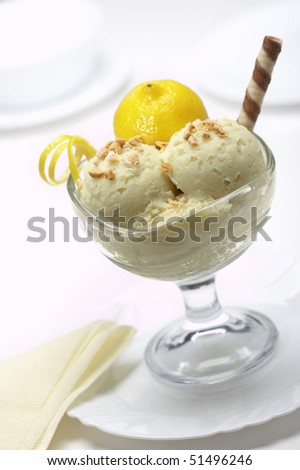 Lemon Ice cream