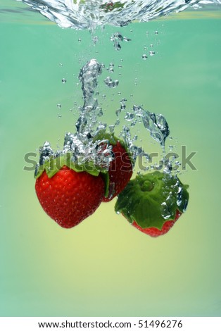 Fruits and Vegetables splash series