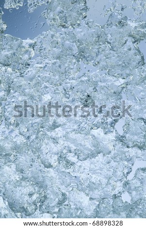 Ice shards background