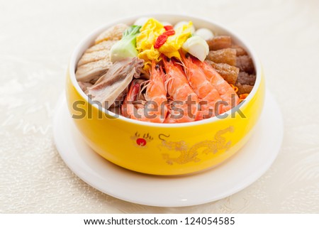 A Guangdong dishes, sea food and poultry