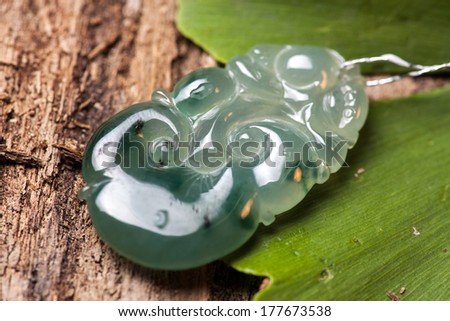 Jade pendant, a symbol of good luck