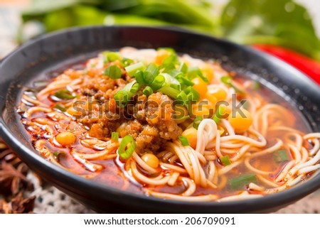 Hand-Pulled Noodle, popular in the China fast food