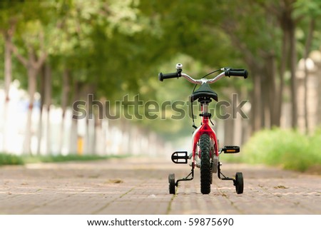 A red bike for children