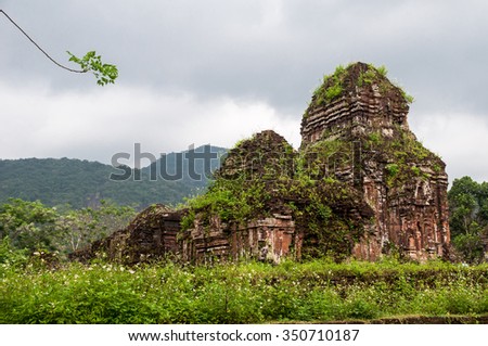 My Son hindu  temple ruins, Vietnam, Unesco Heritage in Vietnam
