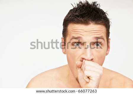 Guy Coughing