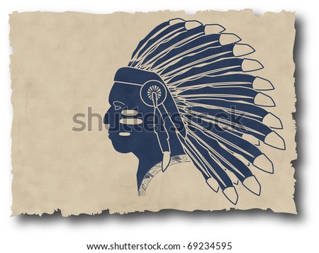 stock photo the mayan and inca tribal on old paper vector version in 