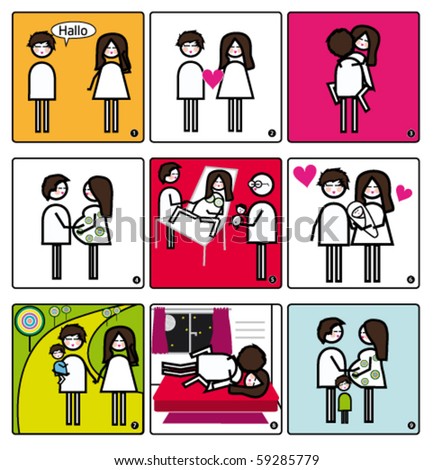story about two people in love stock vector 59285779 shutterstock story about love 433x470