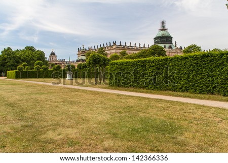 The New Palace in Potsdam Germany on UNESCO World Heritage list