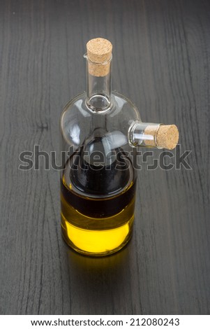 Oil and vinegar in one bottle