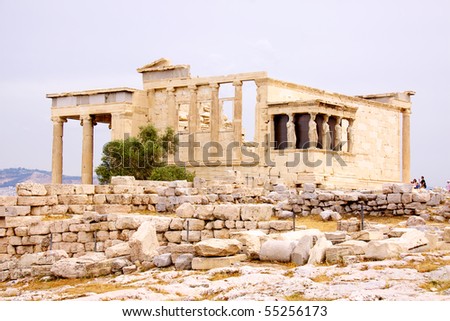 The Parthenon, in Athens Akropolis, Greece, EU