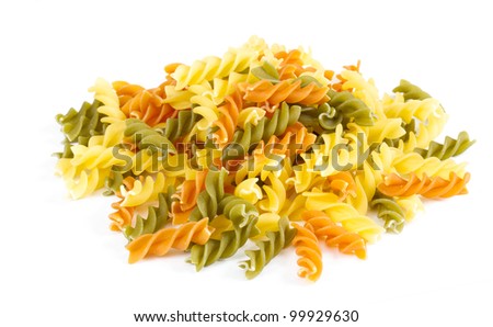 uncooked pasta