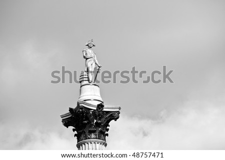Nelson\'s Column, Trafalgar square, London