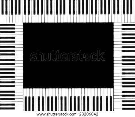 Montage of piano keyboards.