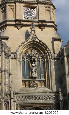 Main tower of Christ Church, Oxford, UK, named after the bell 