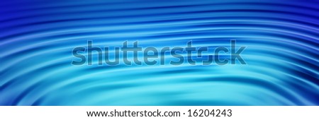 elegant big blue concentric ripples on a banner or header
