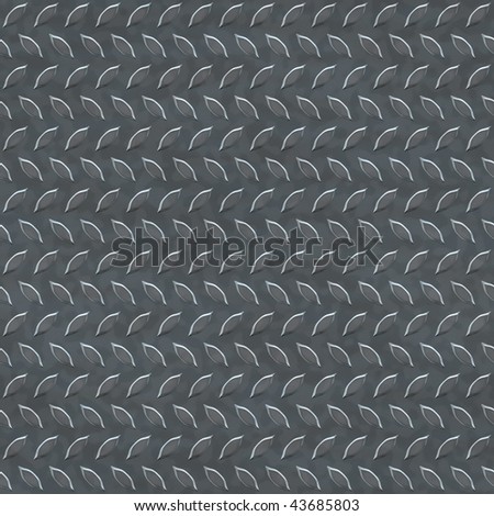 metal background with diamond or leaves pattern that tiles seamless in all directions