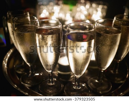 champagner glasses celebration