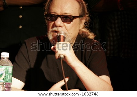 Tommy Ramone at the press conference regarding the club being shut down