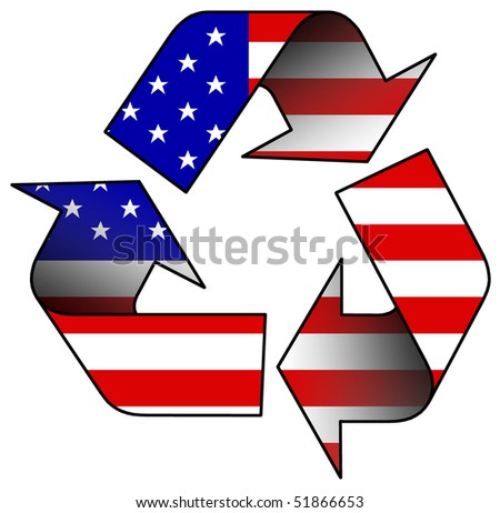 USA recycle logo