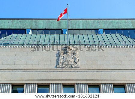 OTTAWA, CANADA - SEP 8: The Royal Bank of Canada on street on September 8, 2012 in Ottawa, Canada. With 18 M clients and 80,100 employees worldwide, it is the largest financial institution in Canada.