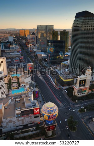 Map Of Vegas Strip With Hotels. LAS VEGAS HOTELS ON STRIP MAP