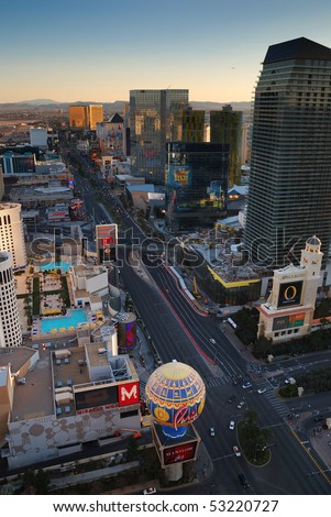 las vegas strip map with hotels. LAS VEGAS HOTELS ON STRIP MAP