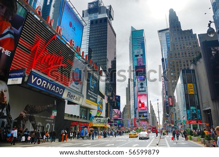 times square new york ny united states. stock photo : NEW YORK CITY