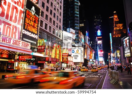 times square new york ny united states. stock photo : NEW YORK CITY