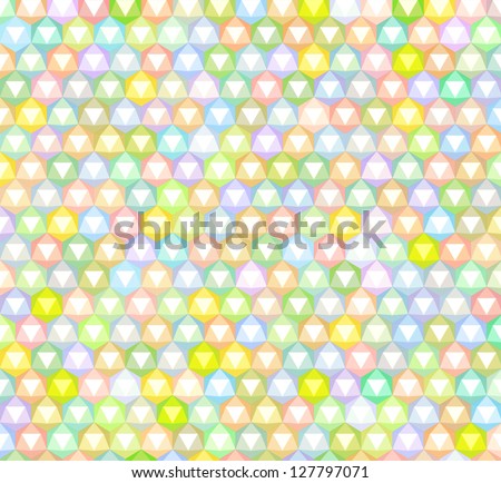 abstract rainbow colored pattern backdrop with triangular shape